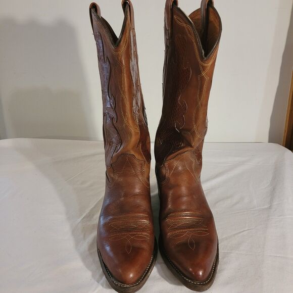 10D Cowboy Boots Texas Reptile Flame Vintage Men's Fire Decal - Picture 1 of 16
